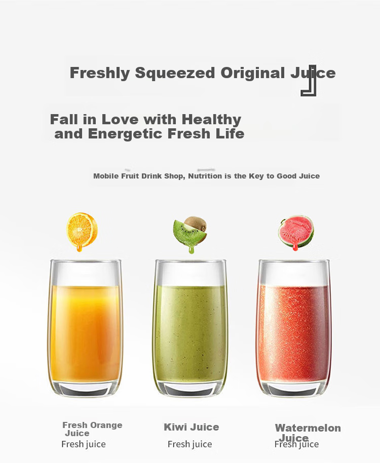 CHIGO Portable Household Juicer Wireless Charging Juice Blender Outdoor Travel Cup 1L Small Ice Crushing Fruit Juicer Birthday Gift M01 21