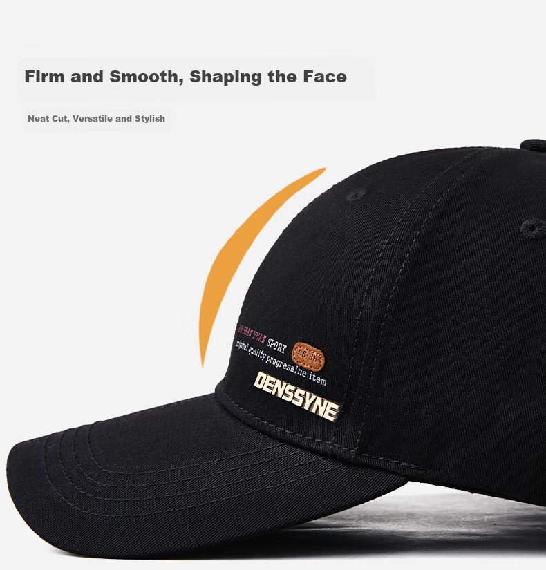 Denssyne Hard-Top Hat for Men, Not Soft And Collapsible, Suitable for All Seasons, Baseball Cap, Versatile Outdoor Style, High-Quality Sun Protection Cap for Middle-Aged And Elderly 3