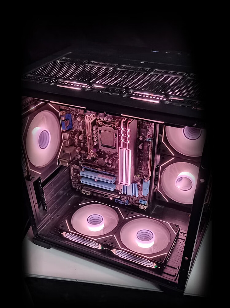 Ziyi Prism 9th Gen Pro PC Case Fan 12cm White Genuine Blade Infinite Mirror ARGB Sync Noise-Reducing Cooling Fan with 8 Anti-Vibration Pads 13