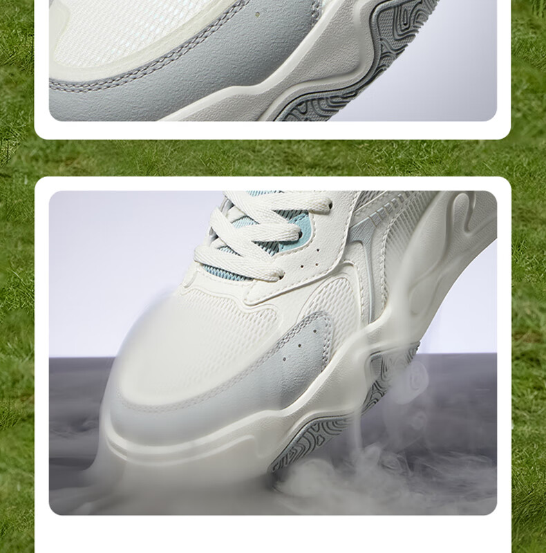 361° Men's Sports Shoes Jin Cheng SE Spring Summer Mesh Breathable Thick Sole Height Increasing Casual Sneakers 672626614-2 8