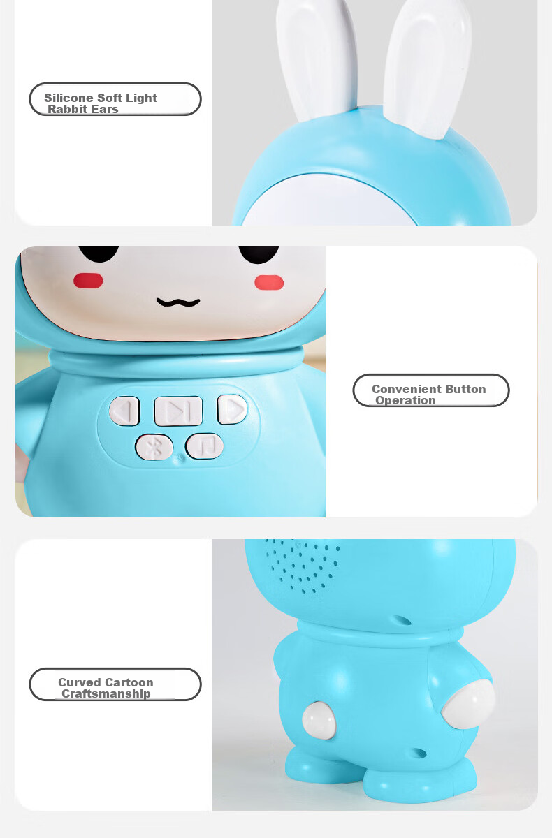 Jiabolan 0-3 Years Old Children's Song Early Education Machine, Infant Toddler Baby Story Machine, Early Education Toy, Boys And Girls Toy, Birthday Gift 11