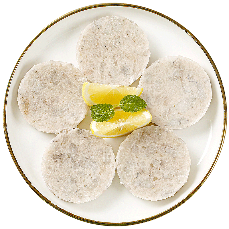 万景北海青虾饼240g/盒(6饼)  儿童早餐 虾排早餐烧烤