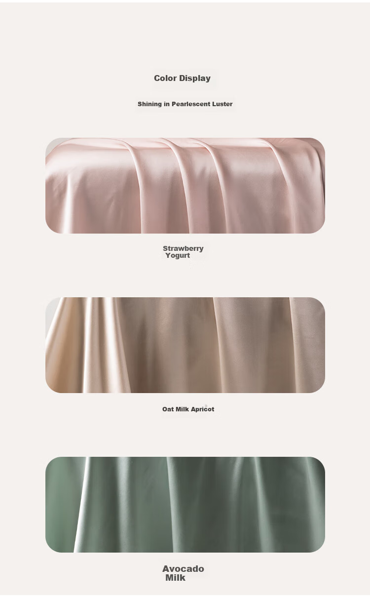 Silk Empress Premium 6A Mulberry Silk 4-Piece Bedding Set 100% Mulberry Silk Bed Linen 200x230cm [Elegant Pink] 16