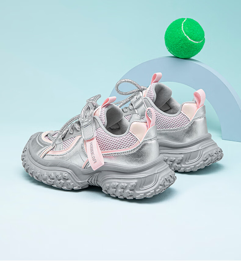 HOBIBEAR Kids Sandals Summer Lightweight Breathable Running Shoes for Boys and Girls 3021 Silver Size 35 8