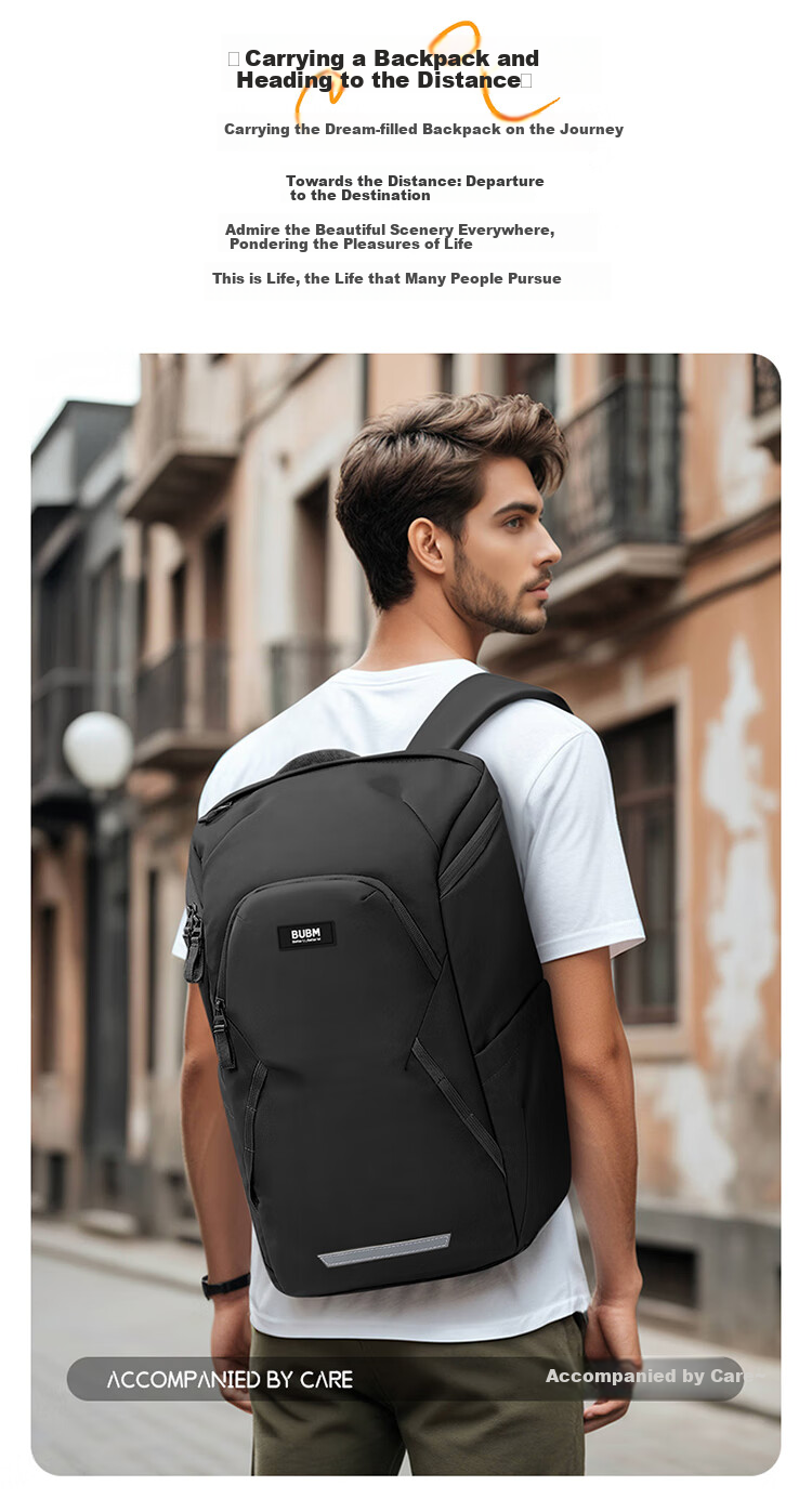 Biyoumei Laptop Backpack, 16-Inch Capacity, Compatible with Lenovo, Huawei, Apple, Large Capacity, Business Travel, Student Schoolbag 7