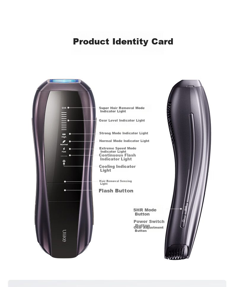Ulike Pro10S Sapphire Ice Point Hair Removal Device with Dual Light Tubes, Smart Skin Analyzer Shaver for Men's Hair Removal Beauty Tool, Birthday Gift for Girlfriend 24
