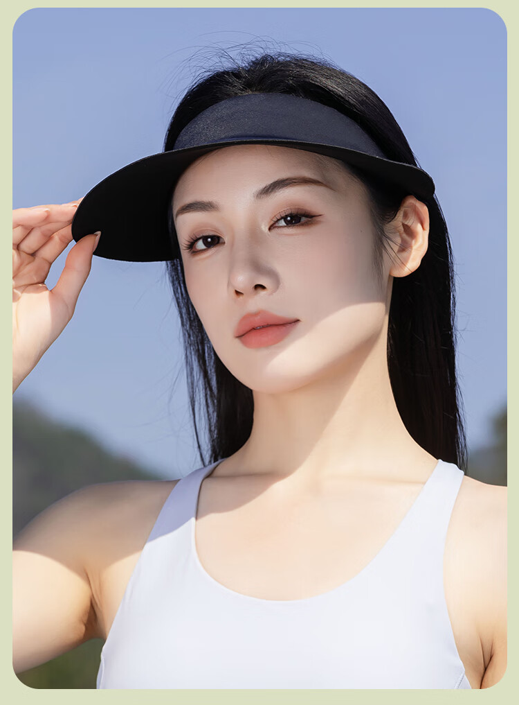 YUZHAOLIN Wide Brim Seamless Sun Protection Hat for Women, Outdoor UV-Resistant Sun Visor, Hiking Cap, Sun Hat, Ladies' Visor Cap 12