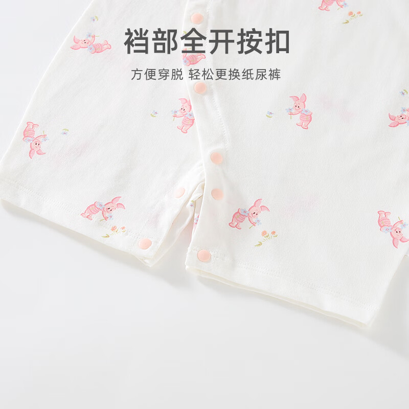 Disney Baby Summer Thin Cotton Newborn Romper Bodysuit 100 Days Full Moon Pajamas