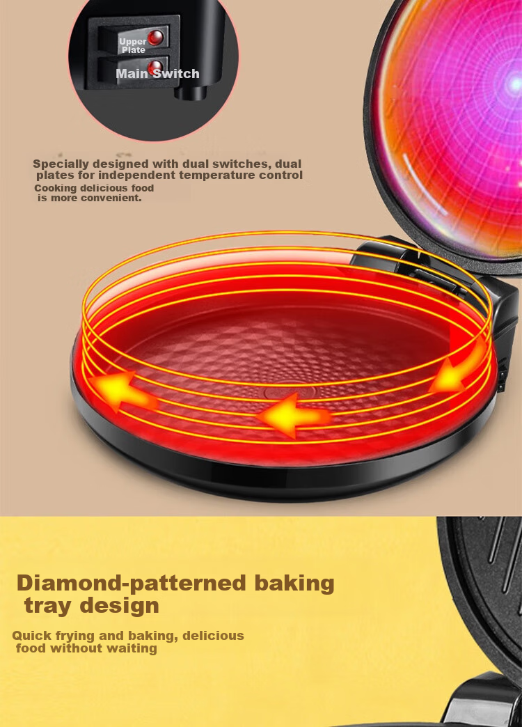 SUPOR Electric Griddle, Home Pancake Maker, Crepe Pan, Grill And Flatbread Machine, 26mm Deep, Breakfast Machine, Antibacterial Baking Tray, JJ30AQ648 13
