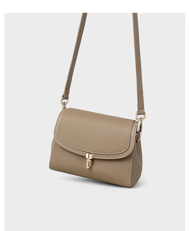 Viney Leather Handbag, Women's Bag, Niche Crossbody Bag, Shoulder Bag, Light Luxury Small Bag, Birthday And Mother's Day Gift, Practical Present for Mom 1