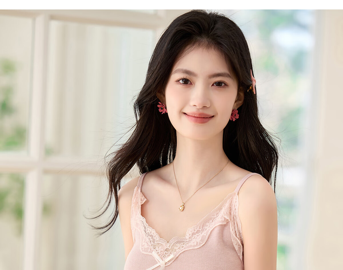 PinCai Knitted Cardigan for Women, Lace Design Inner Vest Two-Piece Set, Thin Knit Outer Jacket P52Z074 46