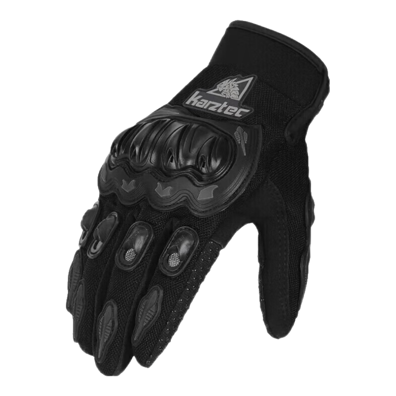 Chegui Mu Motorcycle Gloves Windproof Anti-fall Motorbike Riding Four Seasons Full Finger Touchscreen Knight Gear 2XL