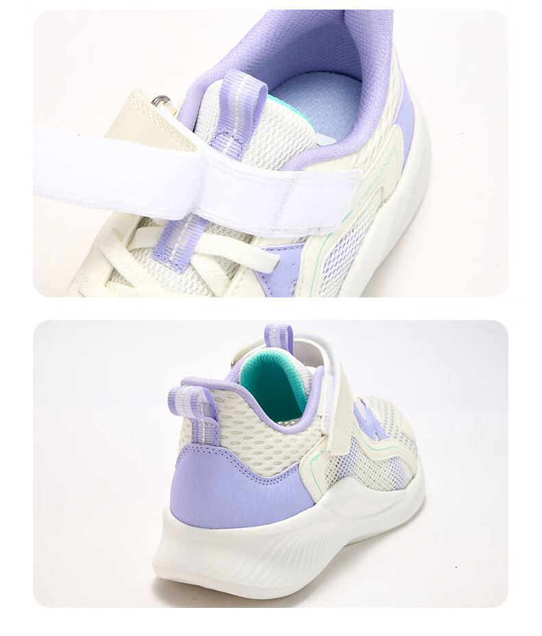 XTEP Kids Velcro Running Shoes for Boys and Girls, Deep Blue/New White/Smart Blue, Size 37 9