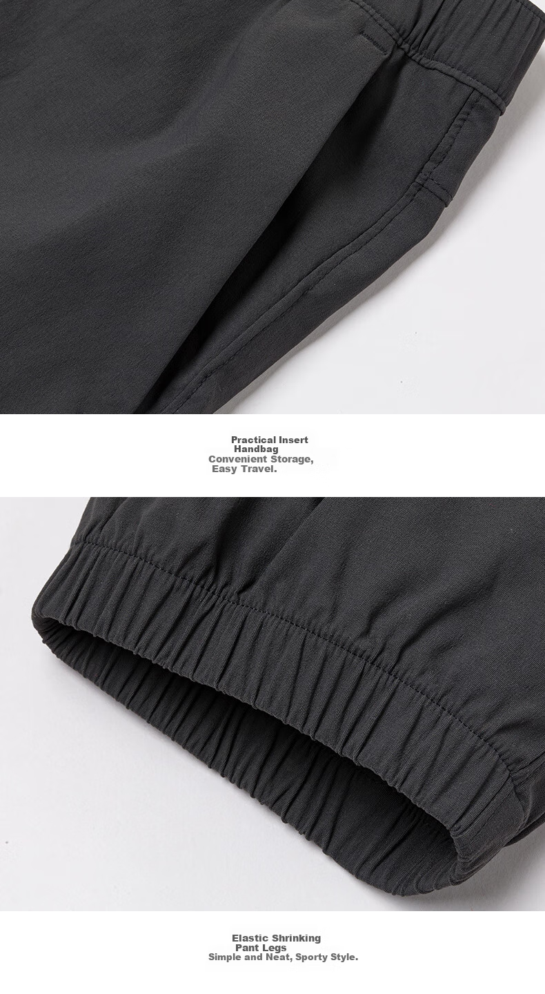 The North Face Men's Outdoor Comfortable Quick-Dry Breathable Pants 8BA9, Cosmic Black/4H0, Size M 4