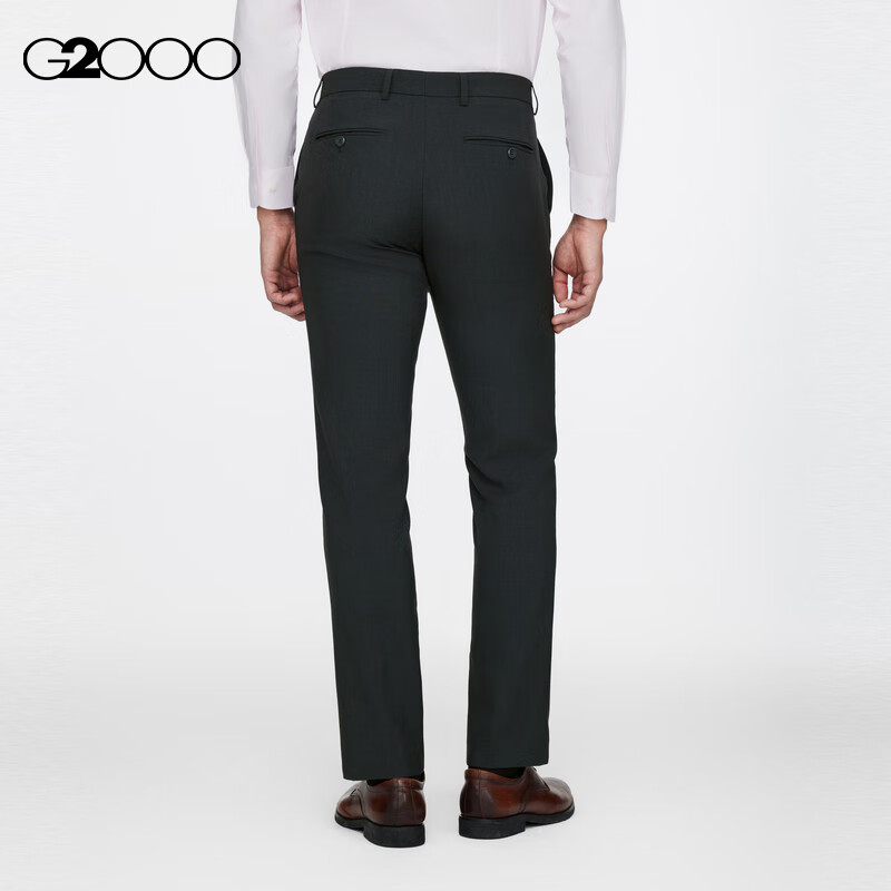 G2000 [Quality Comfort/mall Same Style] Men's Spring And Summer Business Commute Slim Fit Formal Dress Pants, Gray, Size 34