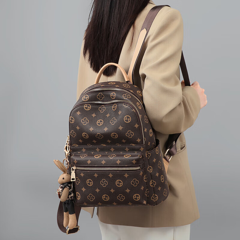 Aiqinghai Backpack for Women, Lightweight Luxury Fashionable Brand Travel Bag, Business Trip Sports Lightweight Birthday Gift