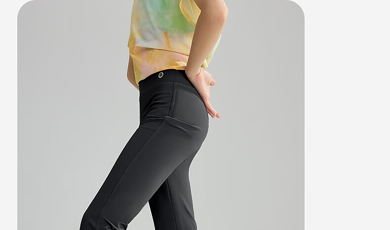 ASK JUNIOR Kids Pants Girls Spring Summer Sun Protection Quick-Dry High Elastic Yoga Flared Leggings Sky Blue 170 99