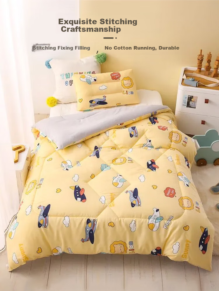 9I9 Baby Quilt, Spring And Autumn Comforter, Infant Blanket, Kindergarten Bedding, All-Season Washable, Class A, A102 Airplane 6
