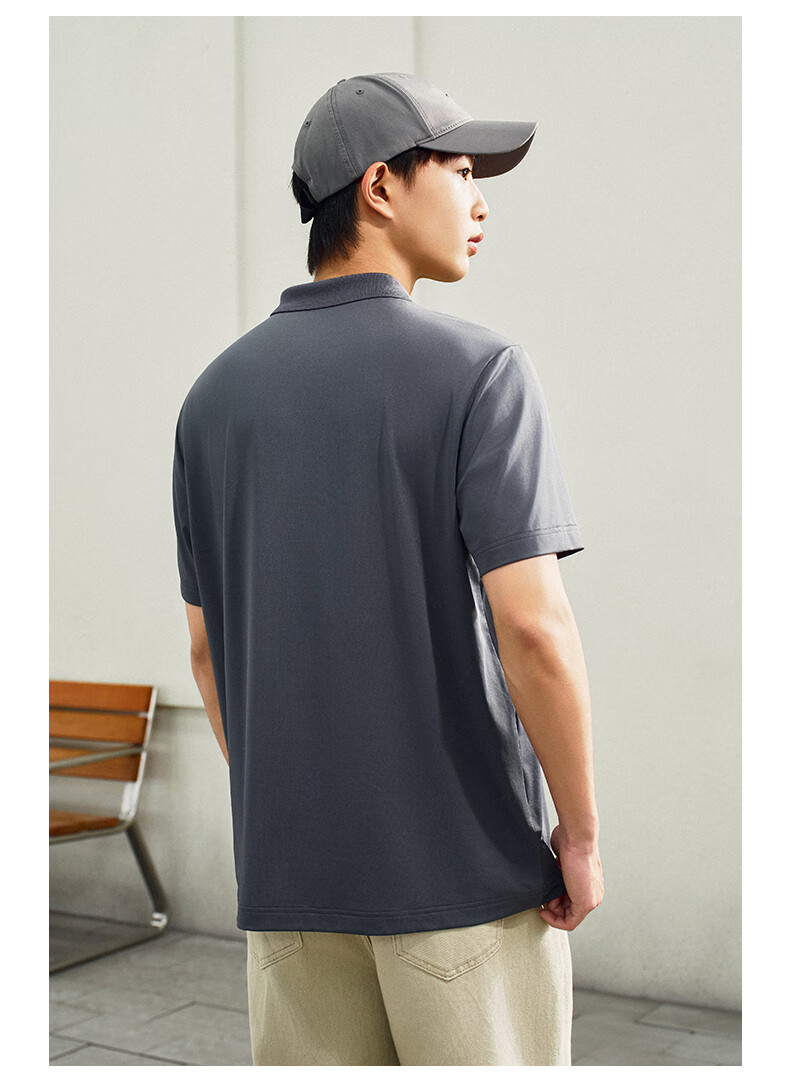 Anta Xingdong Polo | Casual Collared Short Sleeve Men's Summer Quick-Dry Business Commuter Colorful Polo Shirt Top 12