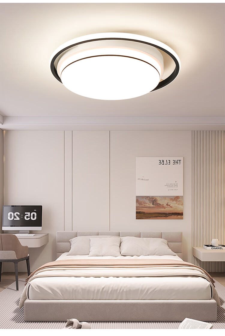 NVC Living Room Ceiling Light Set, Postmodern Minimalist Three-Color LED Nordic Creative - Youra 6