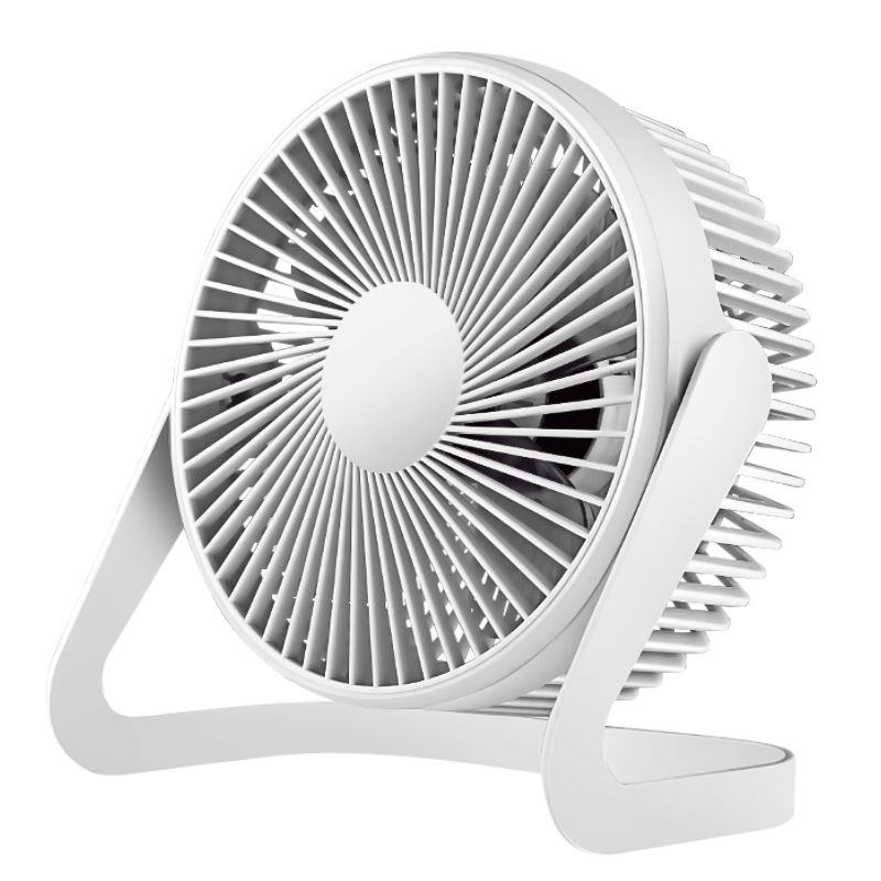 Jinzhi USB Direct Plug Low Noise Desktop Fan for Office And Dormitory, Small U-Shaped Base Quiet Fan with USB Rechargeable One-Speed Fa
