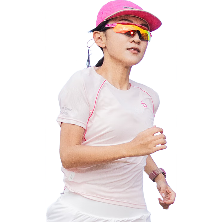 Flipbelt [Silver Ion T] Women's Short-Sleeve Summer Half-Sleeve Breathable Sports Casual Fitness Top for Running, Glacier Blue, M