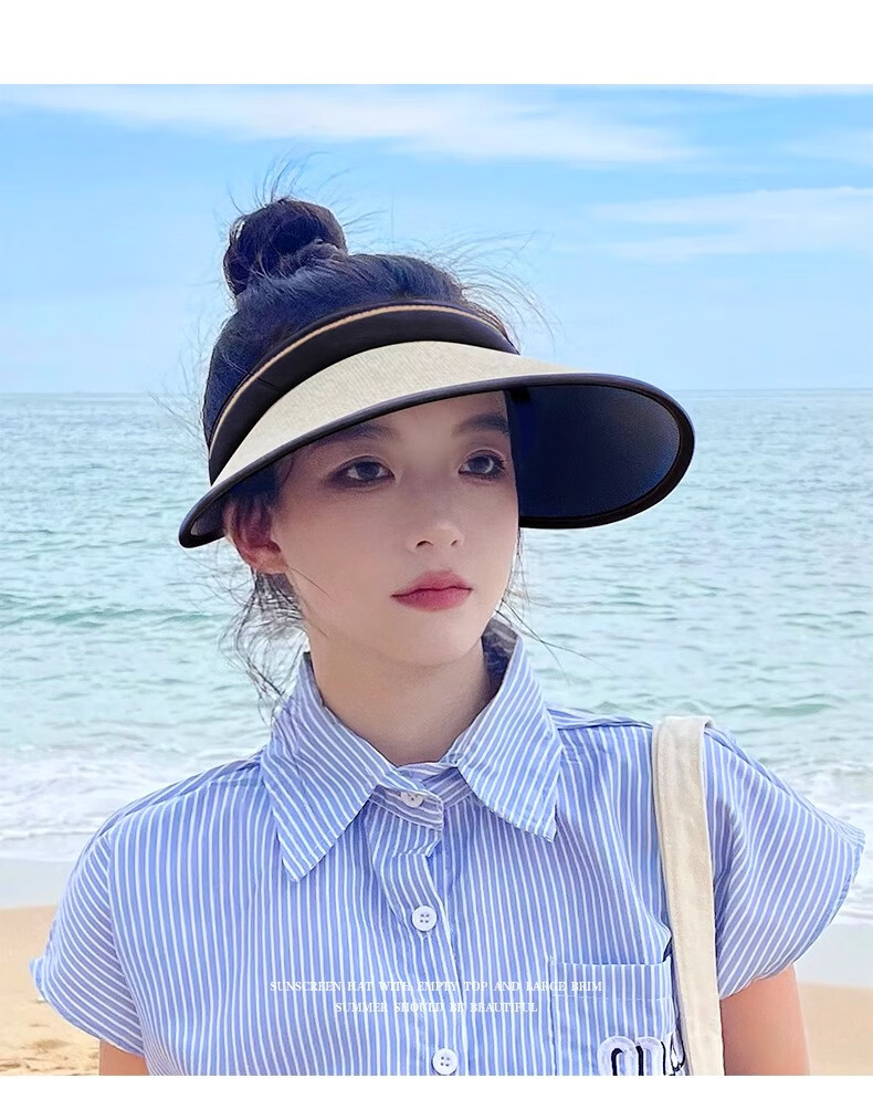 TUCANO Sun Protection Hat for Women with Wide Brim, Summer UV-Resistant Sun Hat, Visor Cap, Outdoor Face-Covering Hat 9