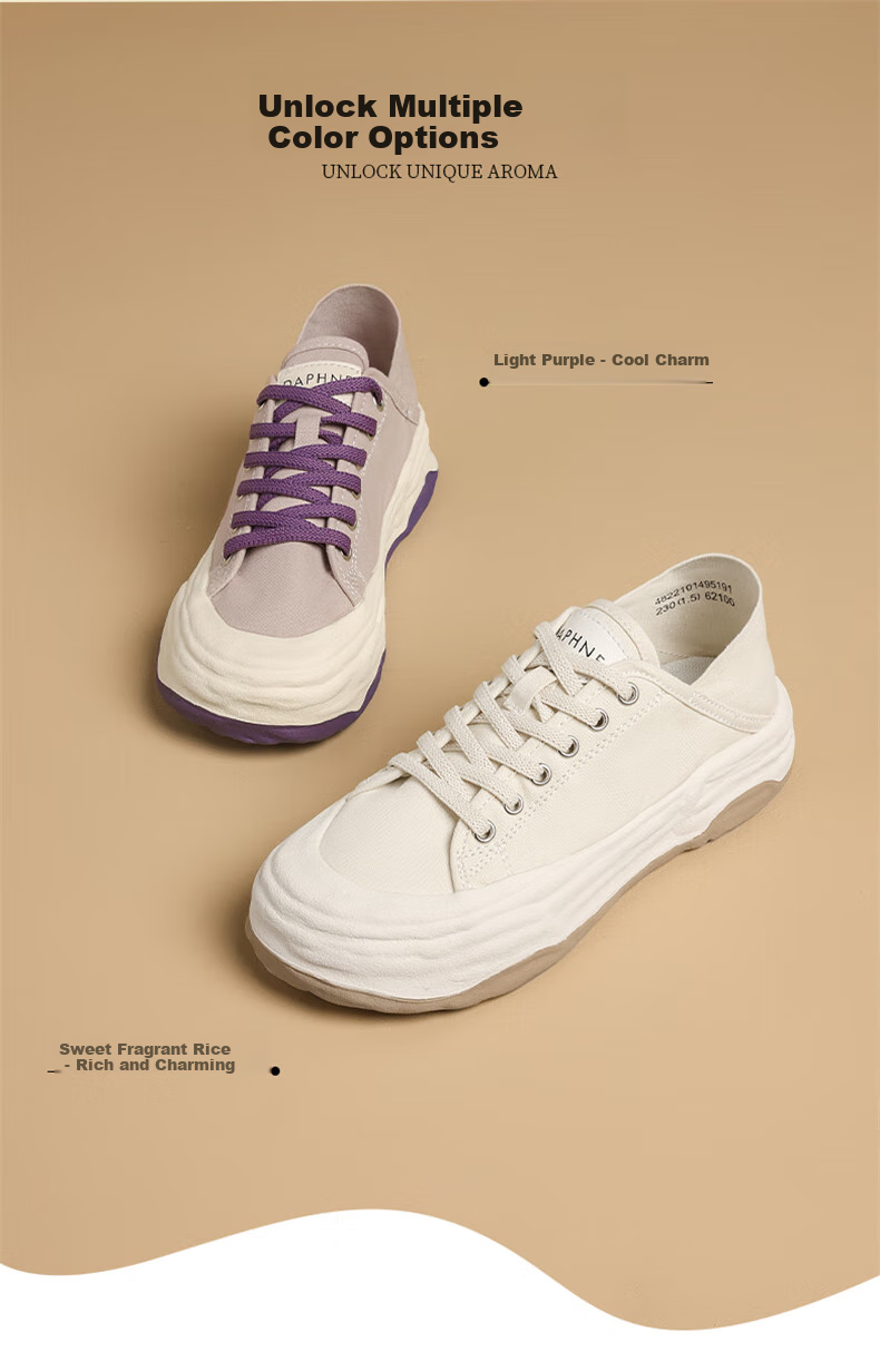 DAPHNE Slip-On Canvas Shoes for Women, New Autumn 2026 Style, Flat Maternity Shoes, Two-Way Casual Sneakers, Versatile White Shoes 1