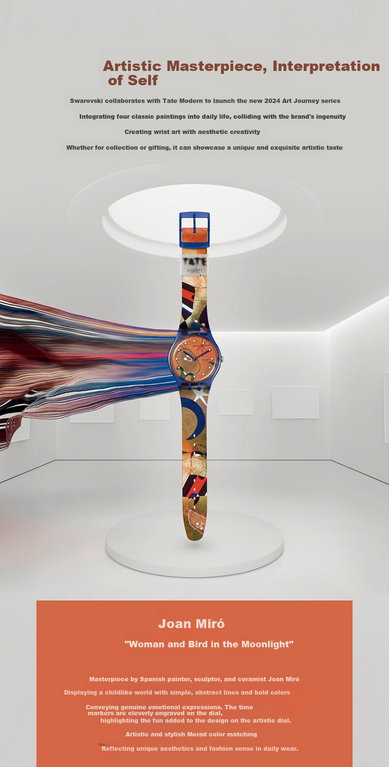 Swatch Swiss Watch, Color-Changing Dopamine Trendy Women's Quartz Wristwatch, Graduation Gift, Crimson Sunset 3