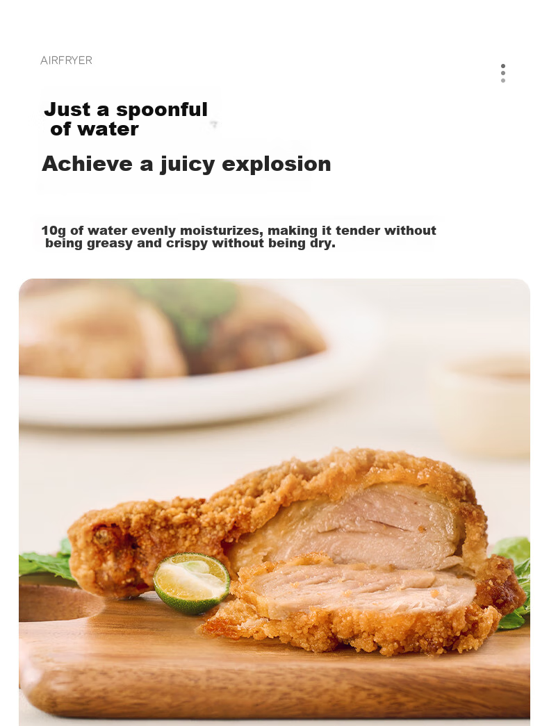 Midea Air Fryer, Transparent View, No-Flip Design, 7L Large Capacity, Multi-Functional, Oil-Free, Crispy on The Outside And Tender on The Inside, Non-Stick, Easy to Clean, Electric Fryer Oven MF-KZE7001 8