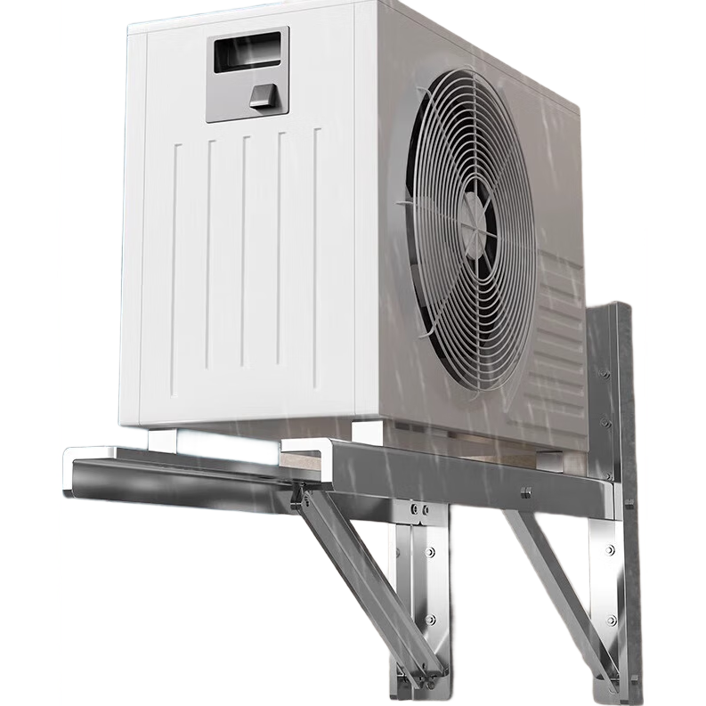 Muhouyingxiong Thickened Air Conditioner Bracket, Side-Mounted Horizontal Square Air Conditioner Outdoor Unit Support, Stainless Steel Bracket, Suitable for Gree, Midea, Aux, And Other Brands