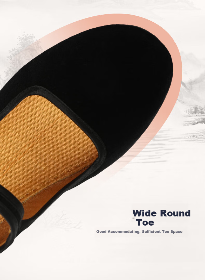 FOOTOPPO Old Beijing Cloth Shoes for Women, Beijing Traditional Cloth Shoes for Ladies, Middle-Aged And Elderly Women's Shoes, Soft Sole Non-Slip Elderly Shoes, Thick-Soled Women's Style 7