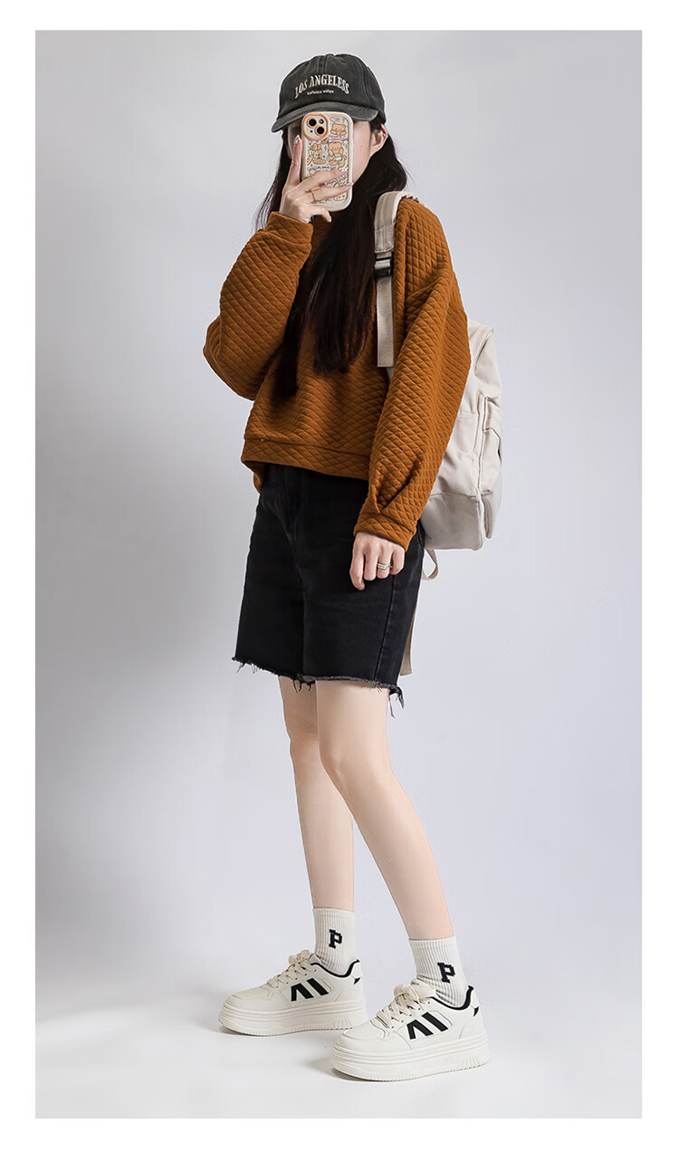 Global Black and White Thick Sole Platform Sneakers Height Increasing White Shoes INS Style 2026 Spring Comfortable New Korean Casual Shoes 5