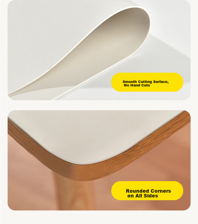 DiyiGongfang Luxury Eco-Friendly Silicone Table Mat, Waterproof And Oil-Proof, Washable, for Dining Table, Computer Desk, Coffee Table, Desk Pad, Writing Mat, Office Desk Mat, Extra Large Size 3