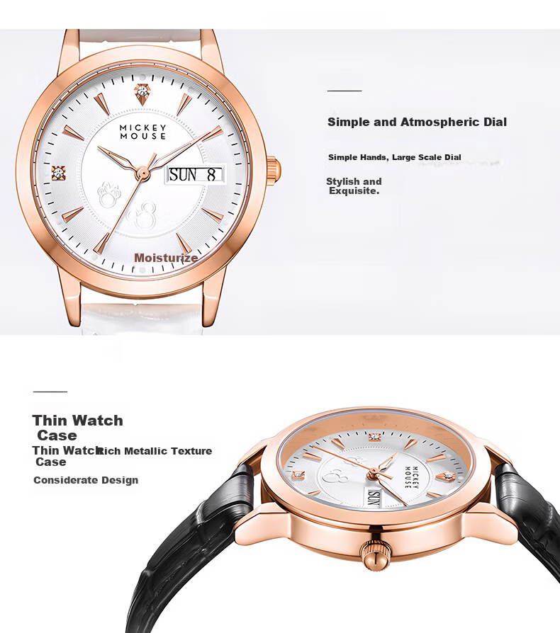 Disney Women's Watch for Students, College, High School, Middle School, And Junior High School Girls, Luxury Niche Wristwatch for Birthdays And Back to School 13