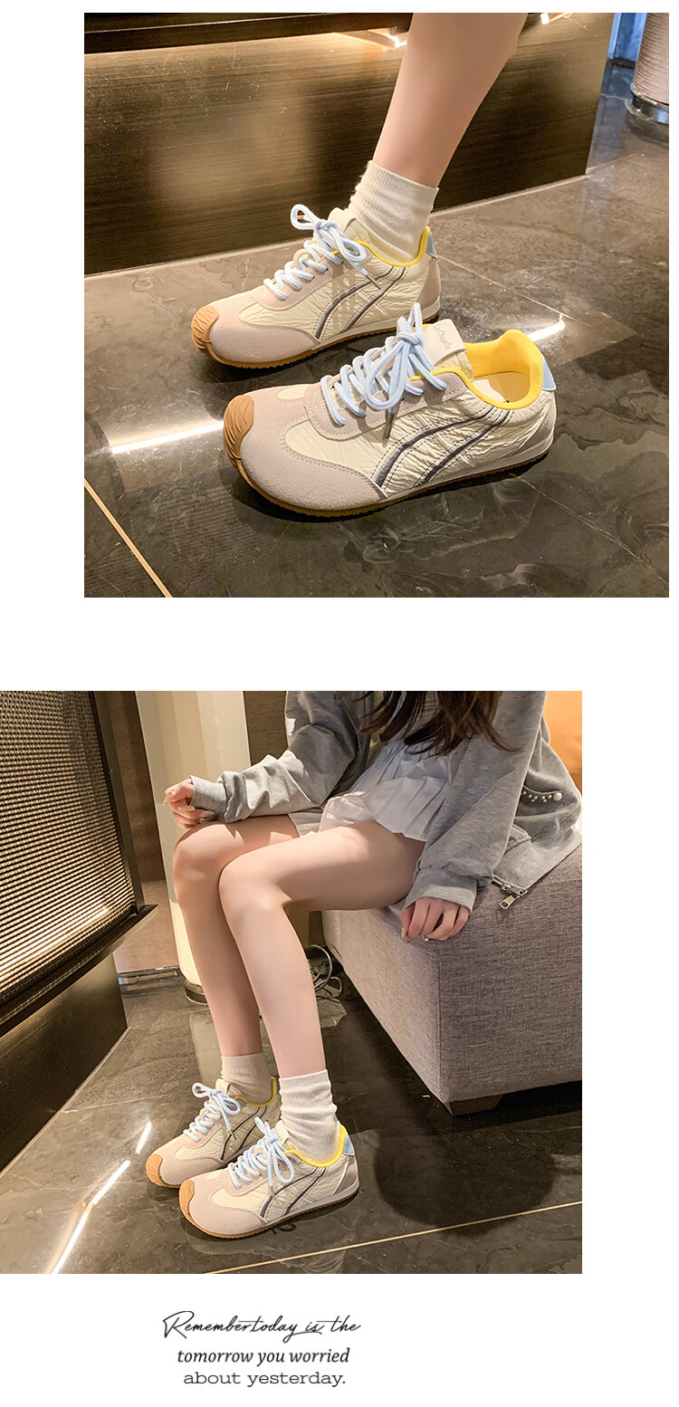 La Chapelle Women's Shoes, Versatile Lace-Up Casual Shoes, Low-Top Breathable Sneakers for Women - 228 Blue Size 36 10
