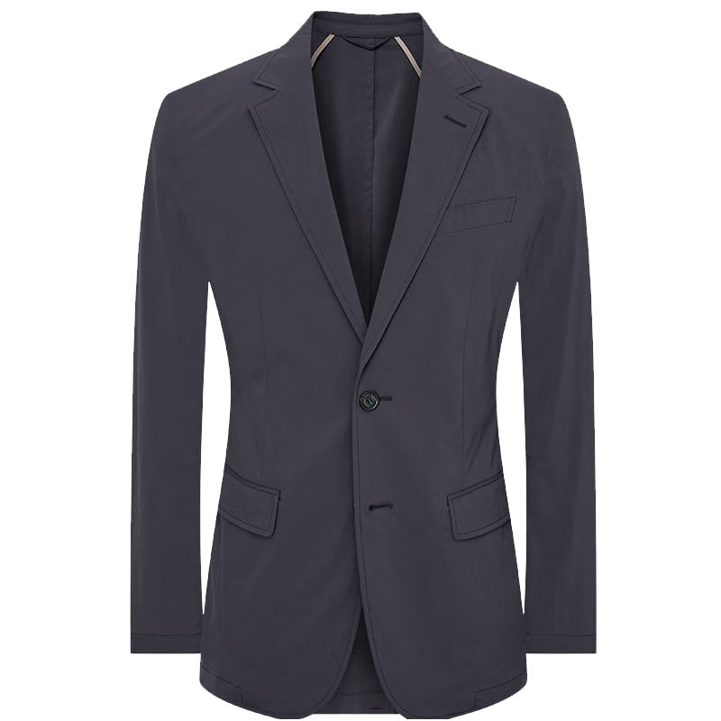 SAINT ANGELO Spring Men's Sports Blazer, Packable Casual Suit Jacket KESU241012U Gray-Blue Size 52