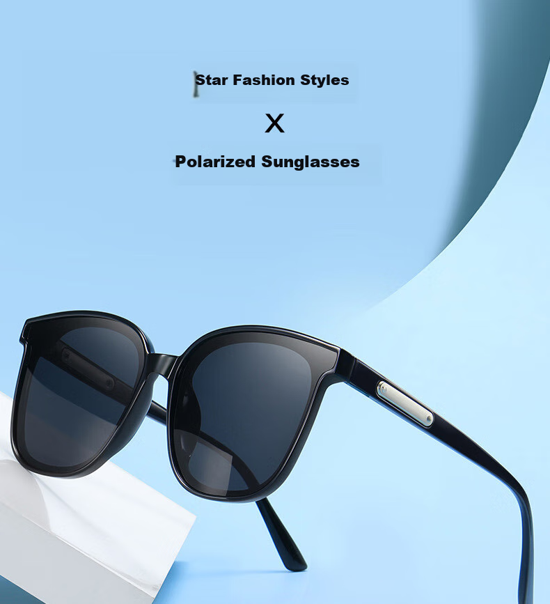 Boshide Sunglasses, Driving-Specific Sunglasses for Men, Fashionable And Stylish Sunglasses, Black Frame with Gray Lenses 1