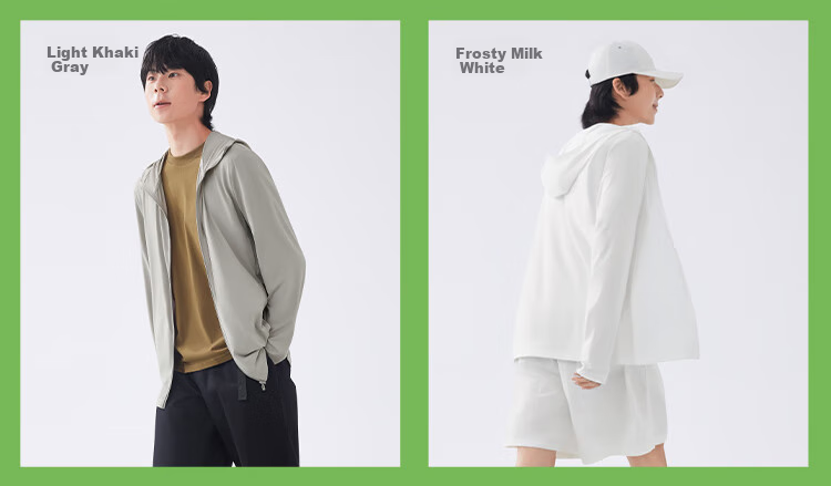 Beneunder Sun Protection Jacket for Men, Lightweight UV-Resistant Breathable Outdoor Fishing Casual High-Elasticity Summer AS105 Light Coffee Gray M 23