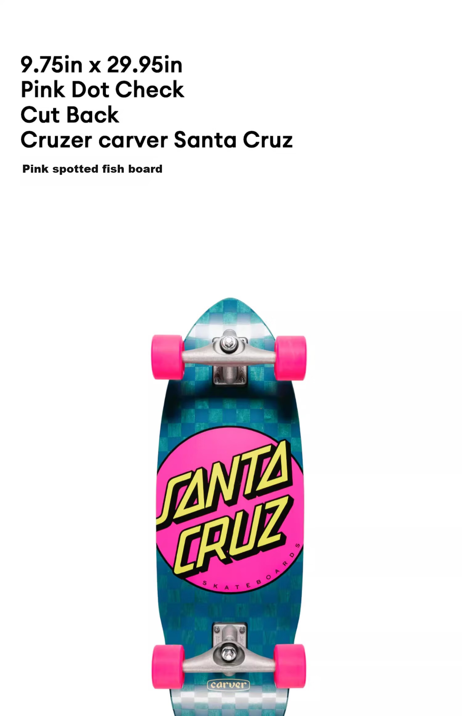 Carver Land Surfboard [Gift Box Edition] "Aurora Coast" 29.95 Inch Cx4pu Bridge 12