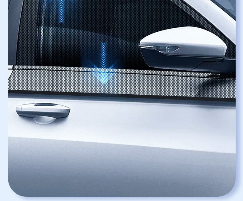 Xinshengling Car Sunshade, Window Mosquito Net, Insect Screen, Sun Protection, Heat Insulation, Side Window Shade, Privacy Protection, Full Car Curtai 2