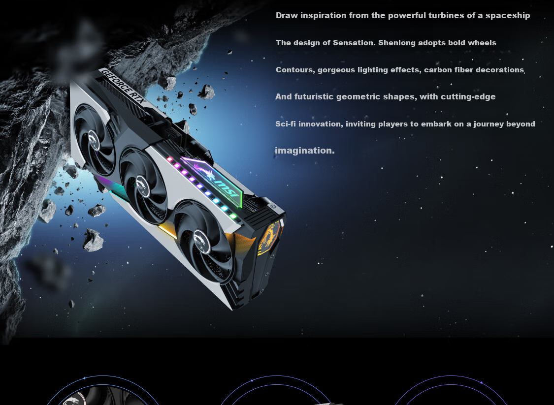MSI GeForce RTX 5070 12G GAMING TRIO OC AI Gaming Design Editing OpenClaw Local Deployment Graphics Card 6