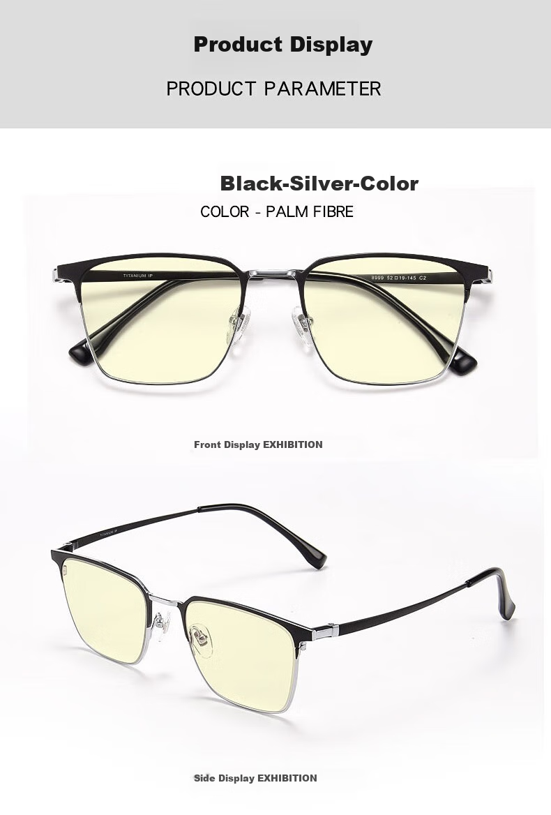 Chuangguo Anti-Blue Light Glasses, Anti-Fatigue, Anti-Radiation, Specially Designed for Men Using Phones And Computers, Sold by JD, Eye Protection Non-Prescription Glasses 12