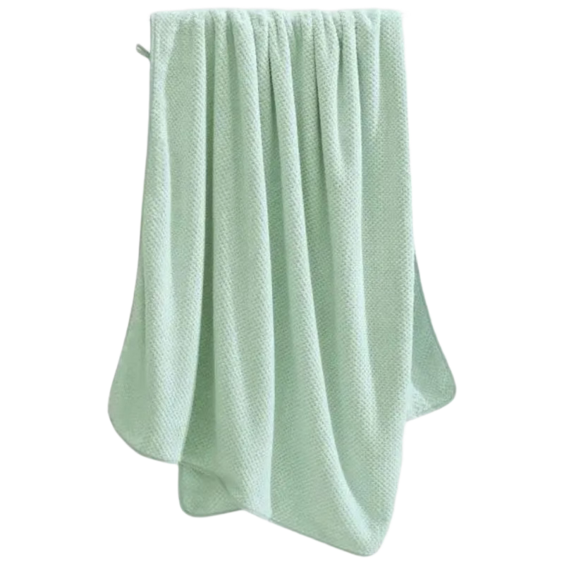 Grace 7A Antibacterial Bath Towel, Pineapple Pattern, Class A Absorbent, Soft And Skin-Friendly, for Adult Men And Women, Shower Wrap, Sports, Fresh Gree