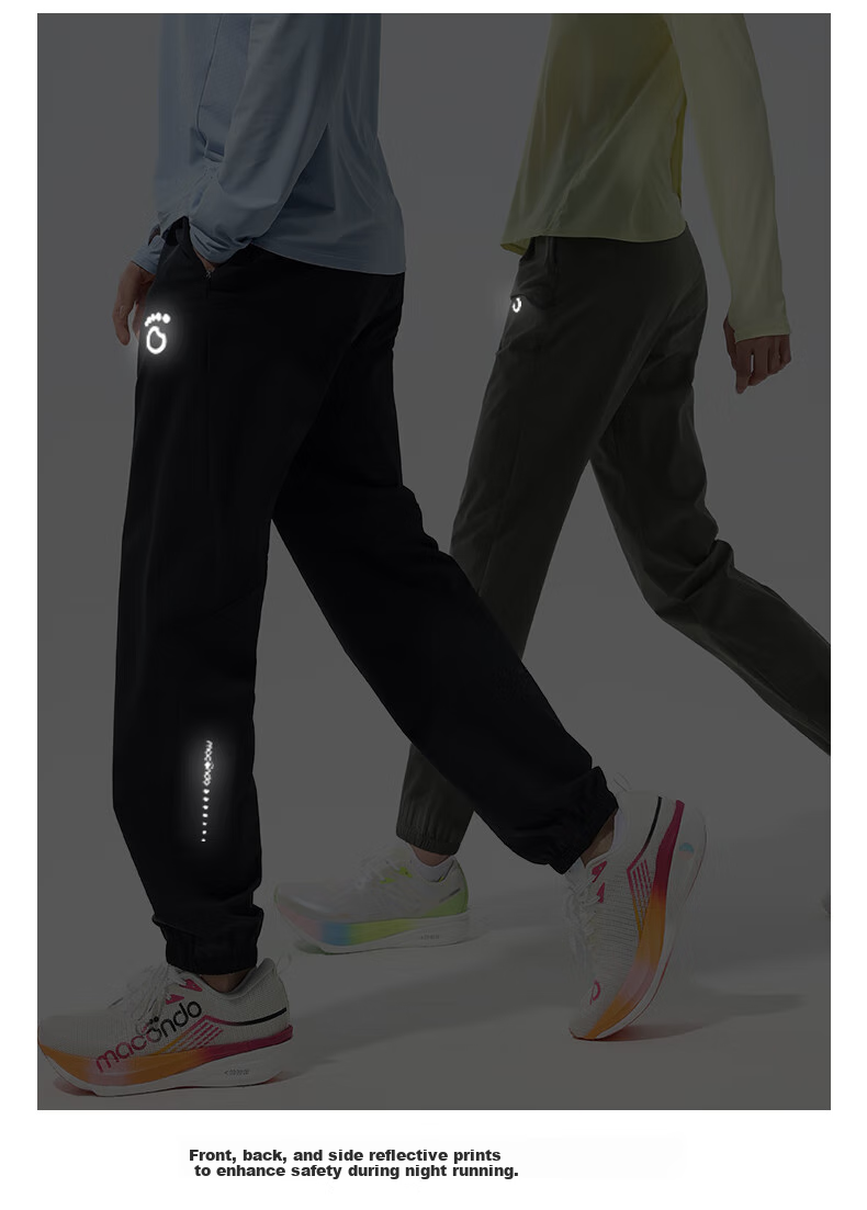 Macondo Men's Running Pants, Spring And Autumn, Mask-Like Feel, Sun Protection, Antibacterial, Moisture-Wicking, Quick-Drying, Outdoor Commute Sports Pants, Jungle Green, Size L 15