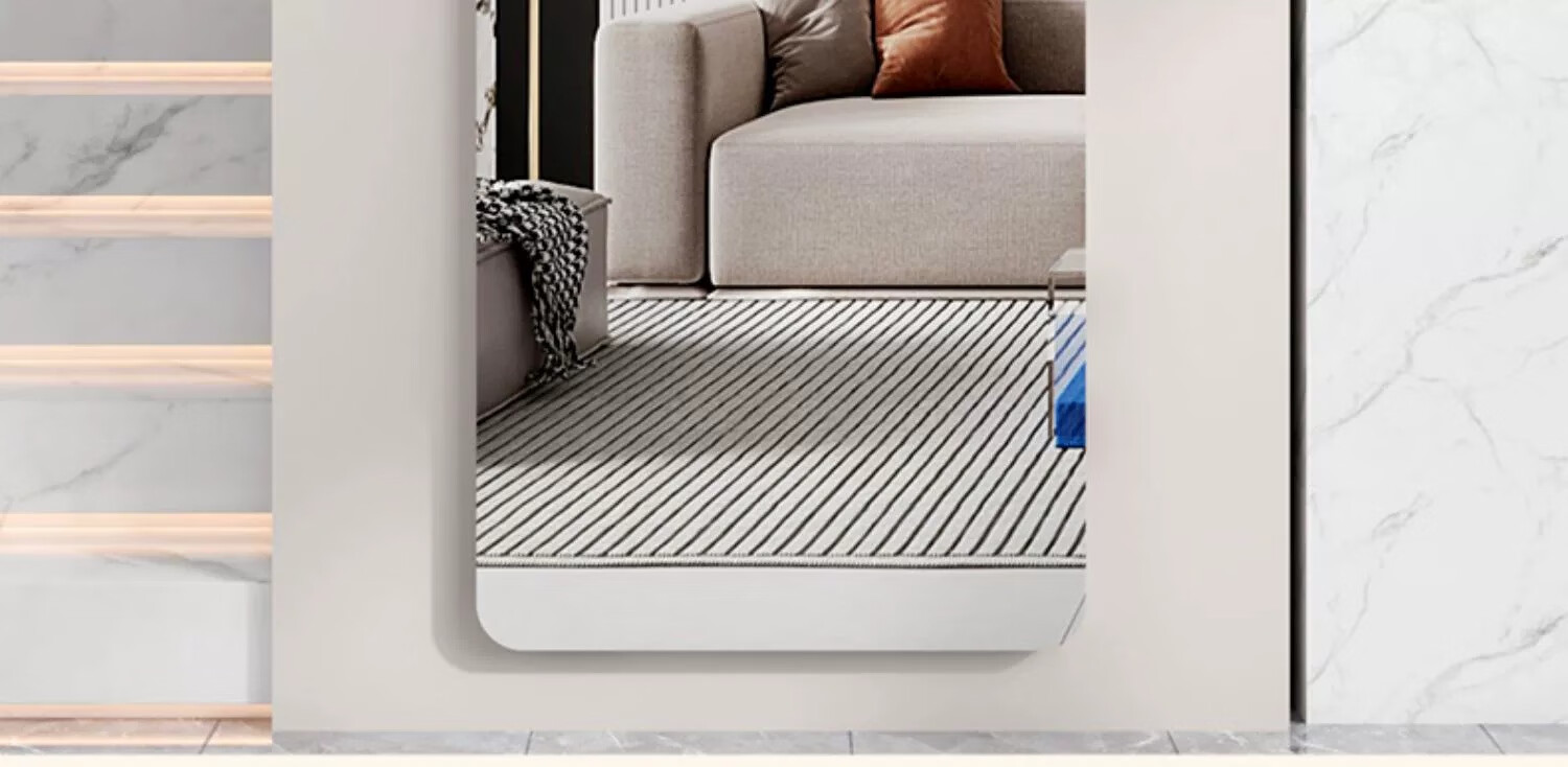 Yimo Acrylic Soft Mirror Wall Sticker Self-Adhesive Full-Length Dressing Mirror No Drilling Home Use HD Mirror 40*150cm 2