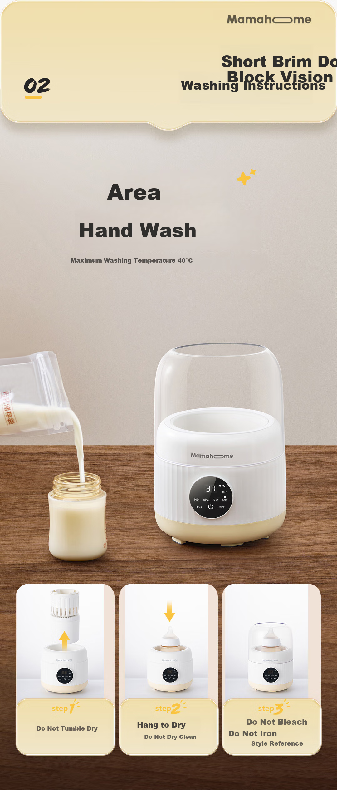 Mamahome Baby Bottle Warmer And Shaker, 2-In Milk Thawing And Warming, Quiet Night Feeding Bottle Warmer 12