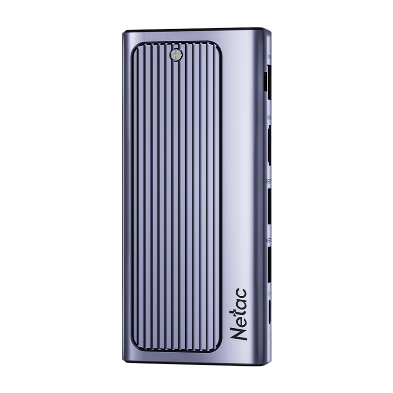 Netac M.2 SSD Enclosure, Six-In Expansion Dock, Splitter, NVMe/SATA Dual Protocol, USB3.2 Compatible, Suitable for Apple 16/Mac/Tab/Laptops