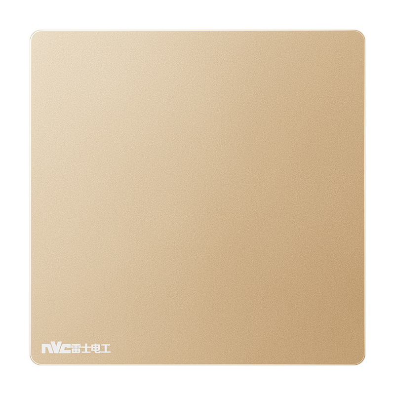 NVC Lighting Electrical Switch Socket 86-Type Blank Decorative Socket Panel N25 Champagne Gold