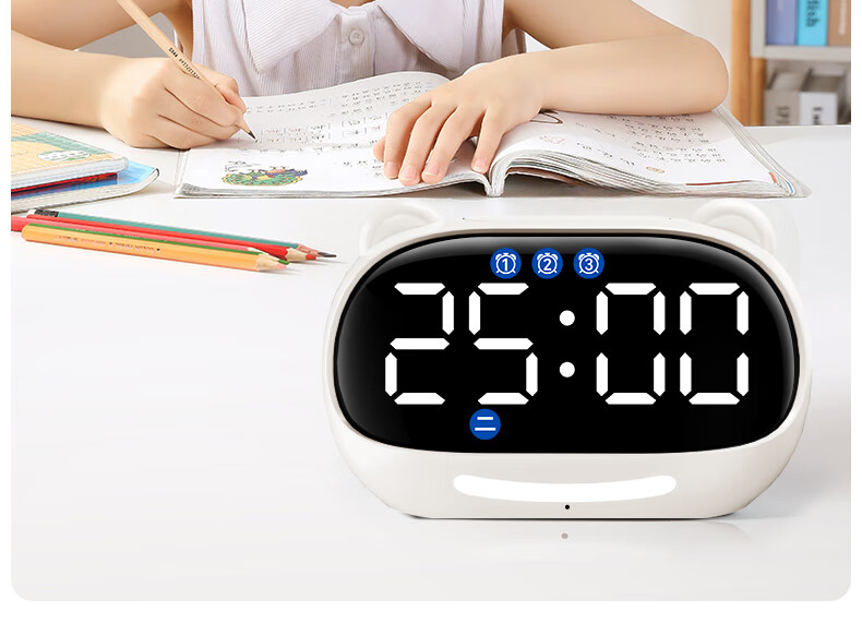 QITE Smart Voice Alarm Clock, 2026 New Model for Students, Wake-Up Device, Electronic Clock, Powerful Alarm for Children, Time Management Tool, Timer, Digital Clock, Birthday Gift 18